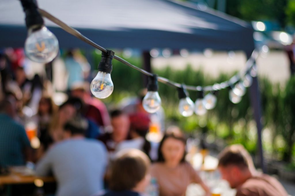 guinguette détente accueillant